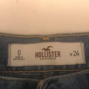 Hollister Light Denim Size 0 Shorts w/ Distress